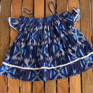 Tucker and Tate off the shoulder top